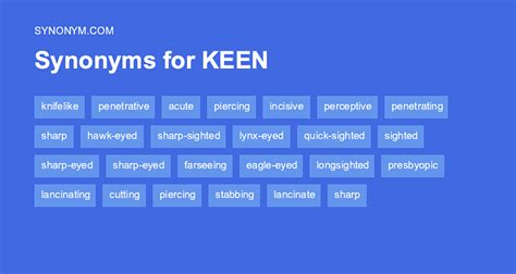 keen interest synonym|i am keen synonym.